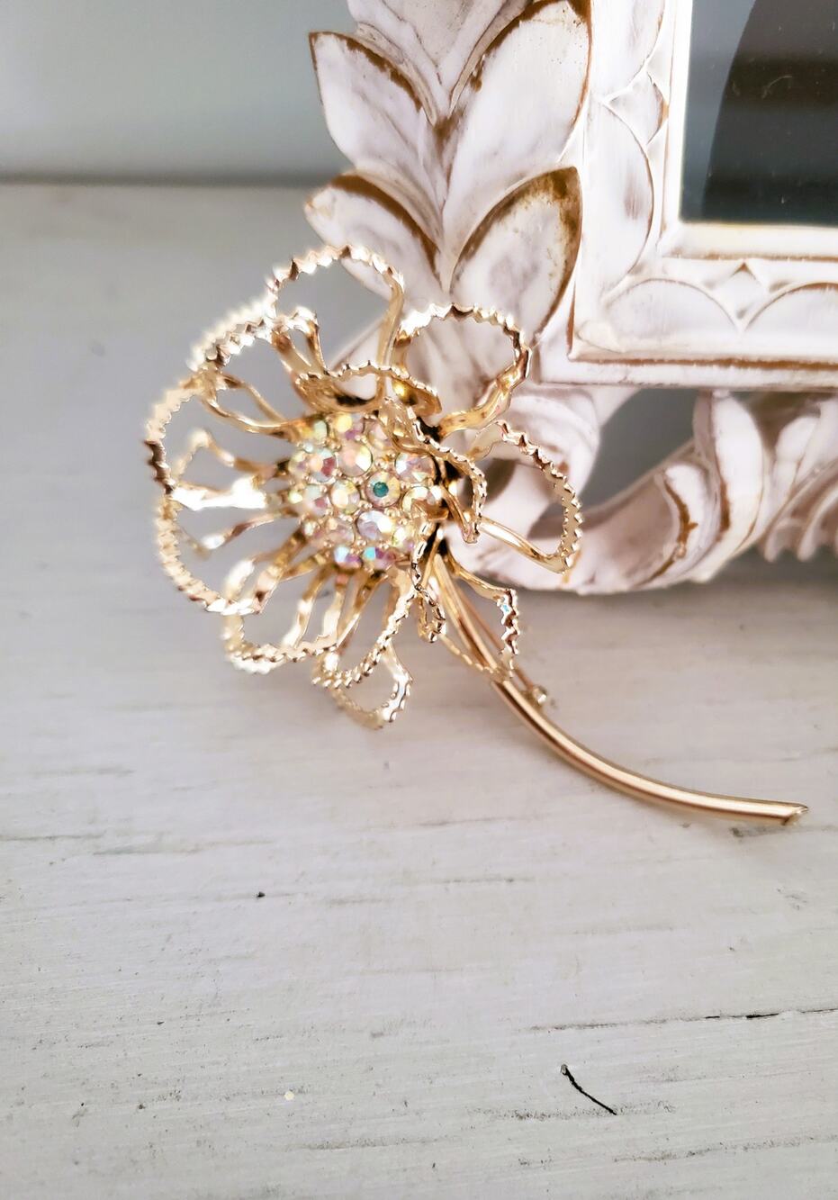 Vintage Large Sara Coventry Flower Brooch